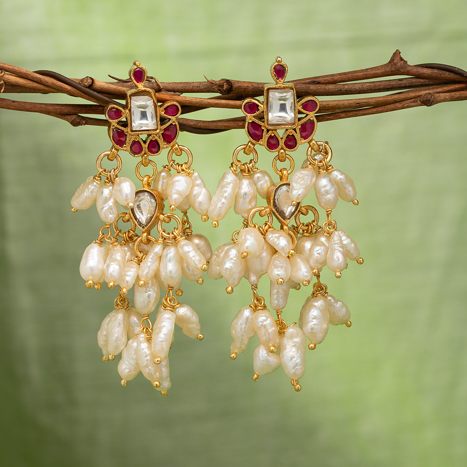 Muthumazhai Earrings
