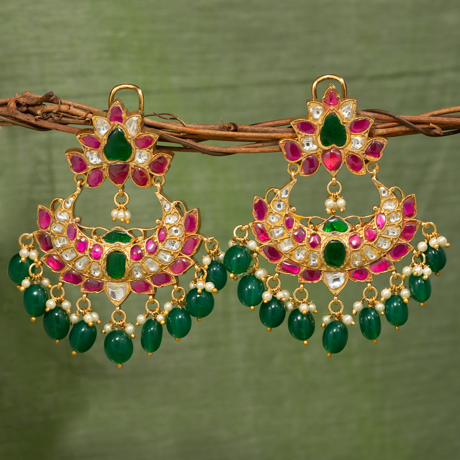 Pachai Chandrika Earrings