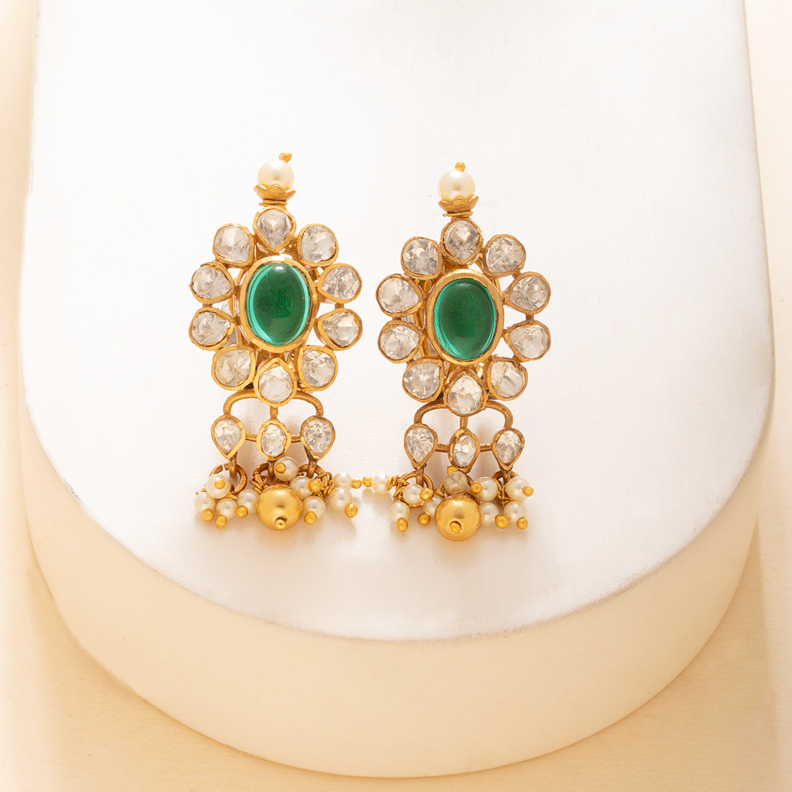 Meherba Jadau Earrings