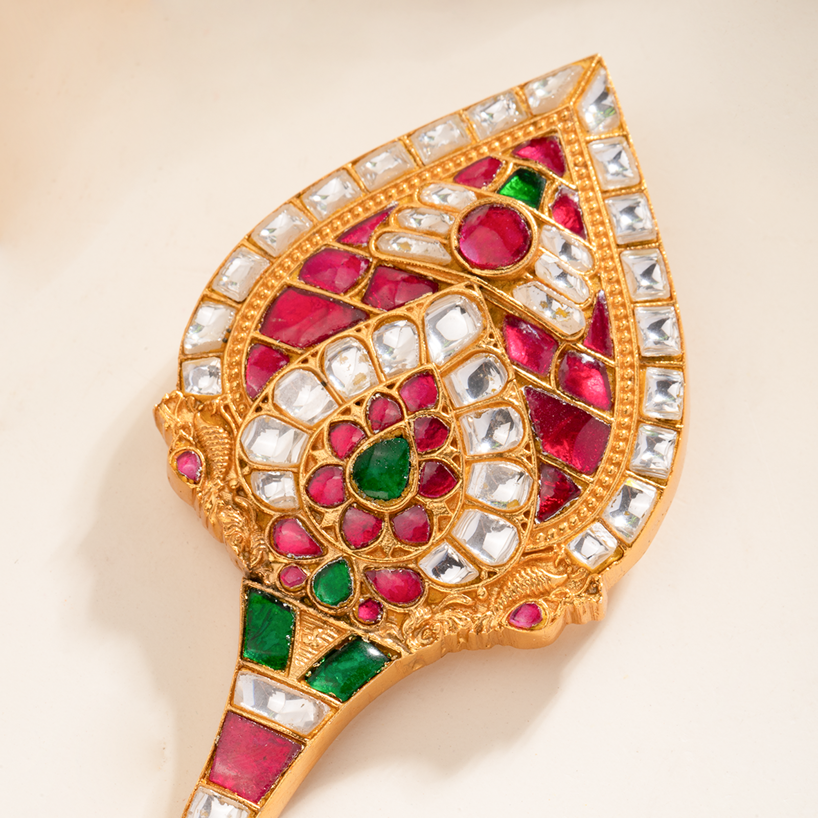Vel Kundan Brooch