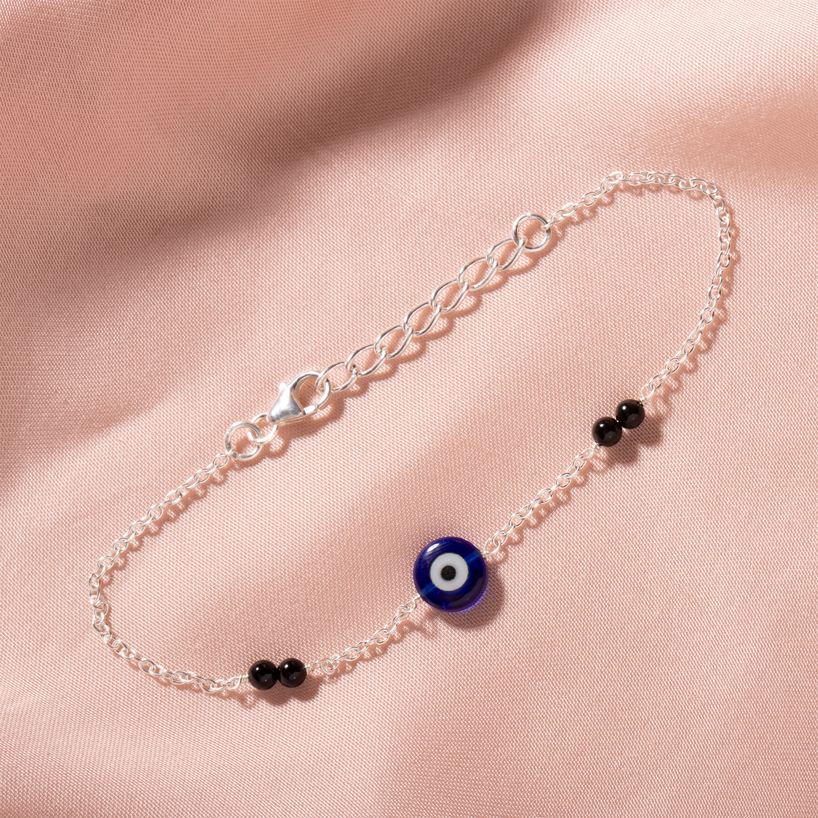 Eterna Black Onyx Evil Eye Bracelet