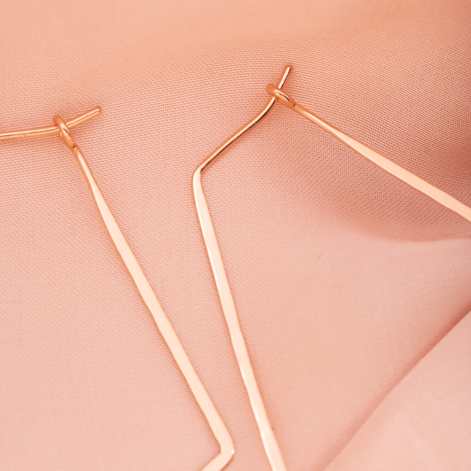 Rosé Edge Pentagon Hoops