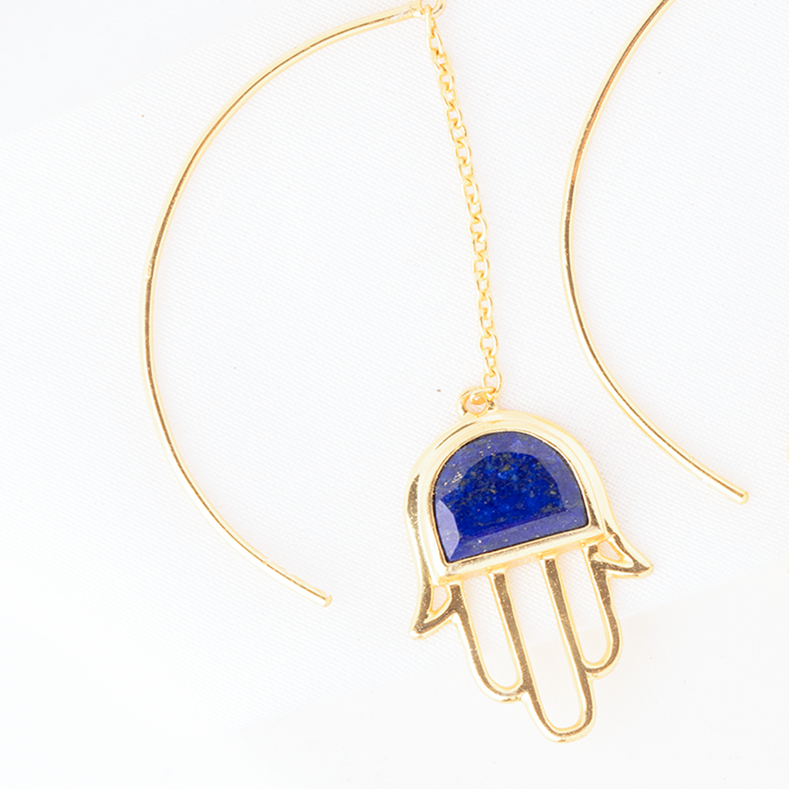 Lapis Hamsa Threaders