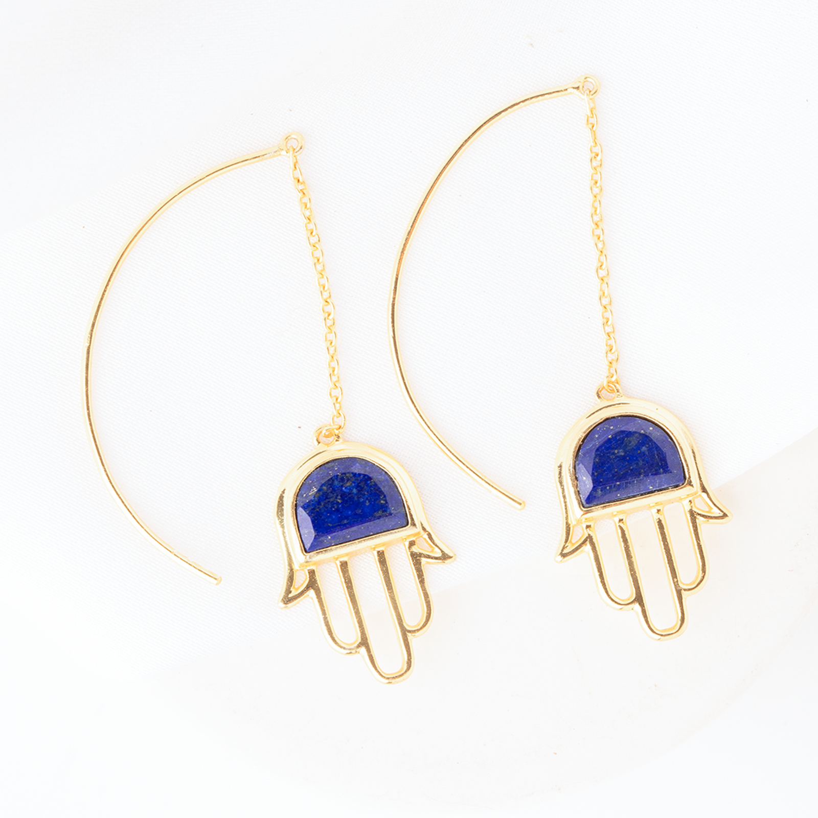 Lapis Hamsa Threaders