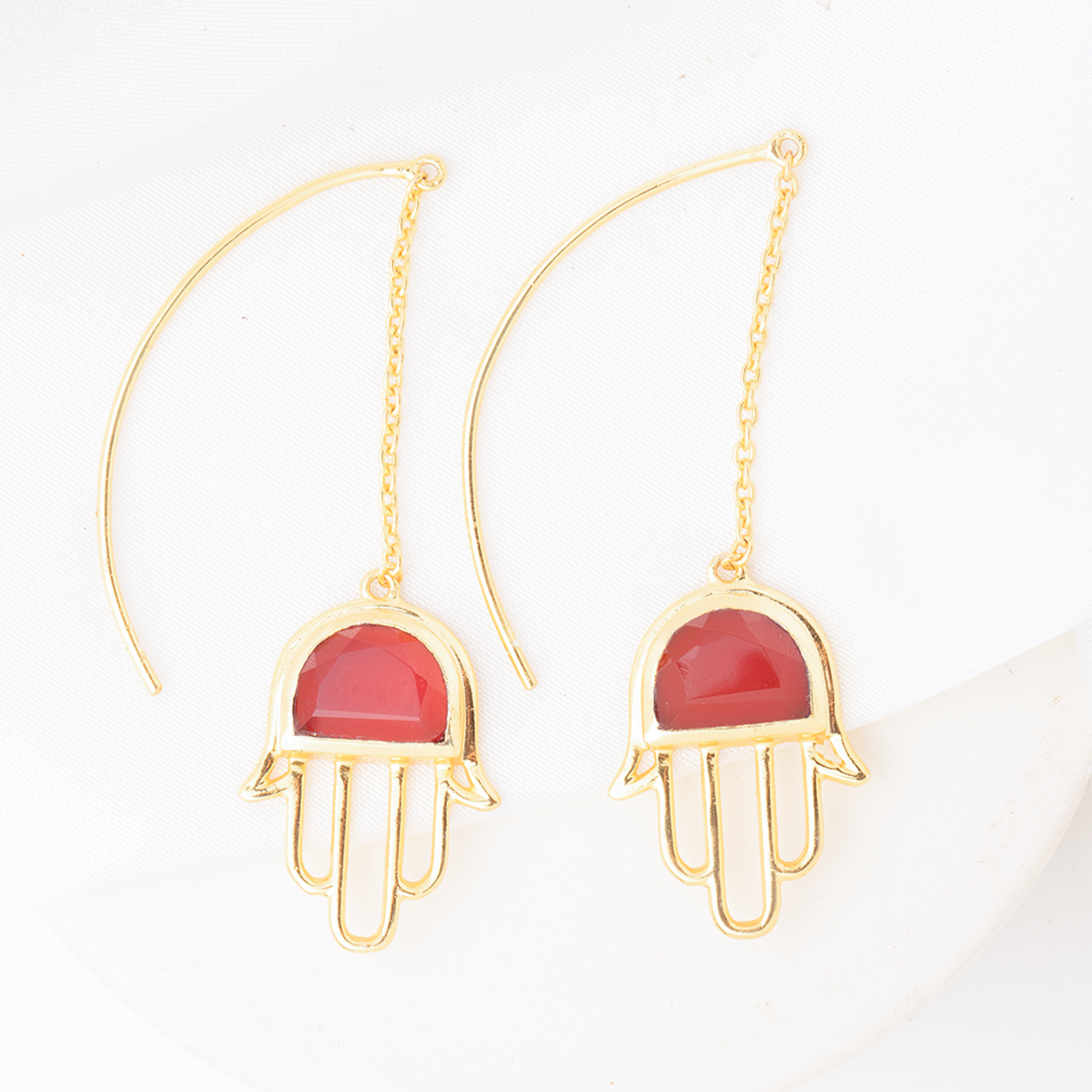Crimson Hamsa Threaders