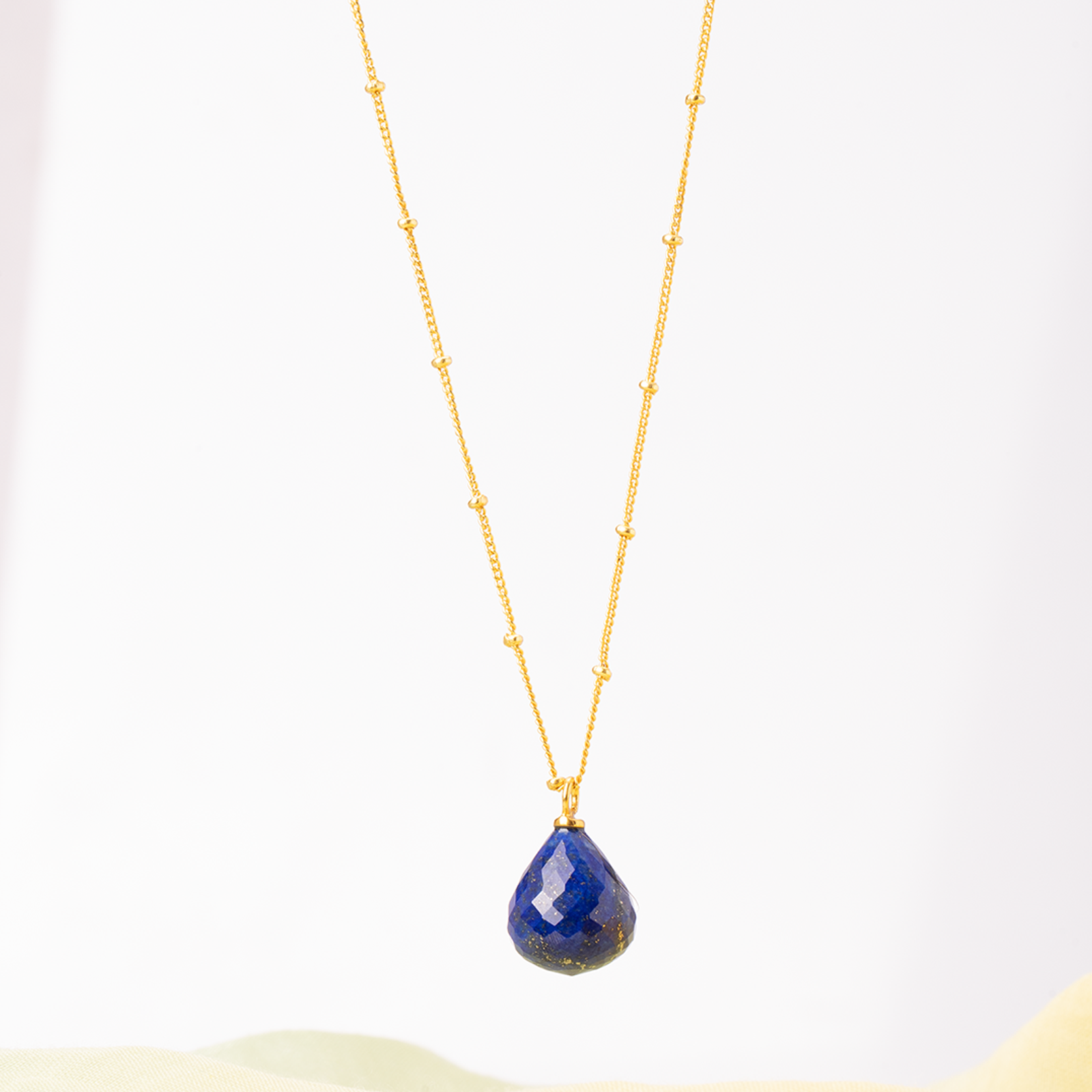 Lapis Lazuli Briolette Necklace
