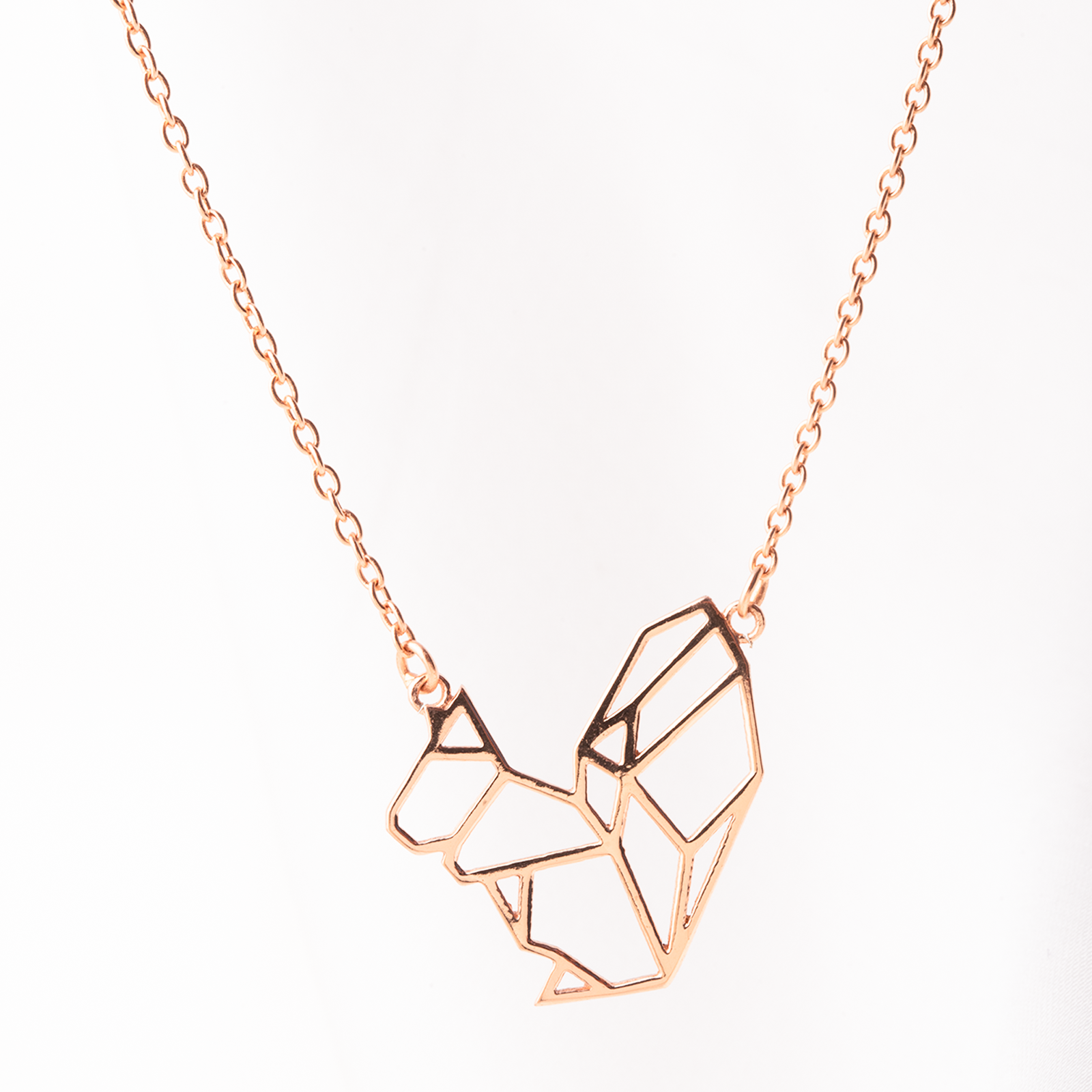 Origami Squirrel Necklace