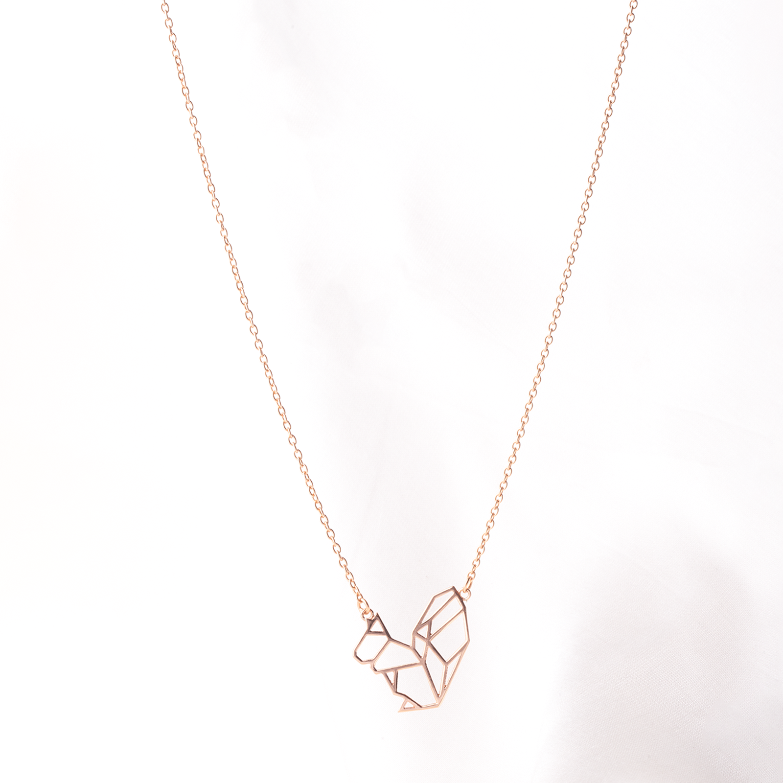 Origami Squirrel Necklace