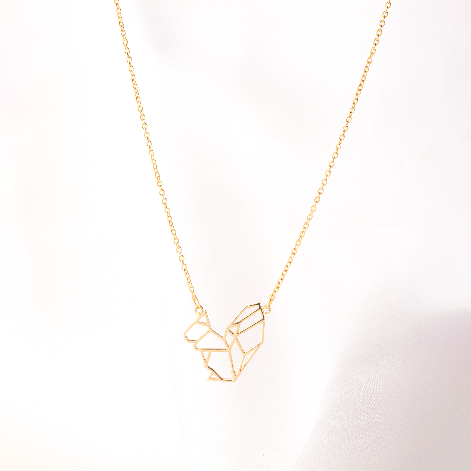 Origami Squirrel Necklace