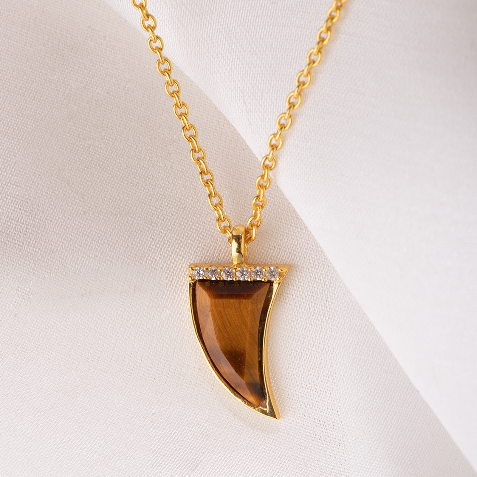 Aureon Tiger Eye Necklace