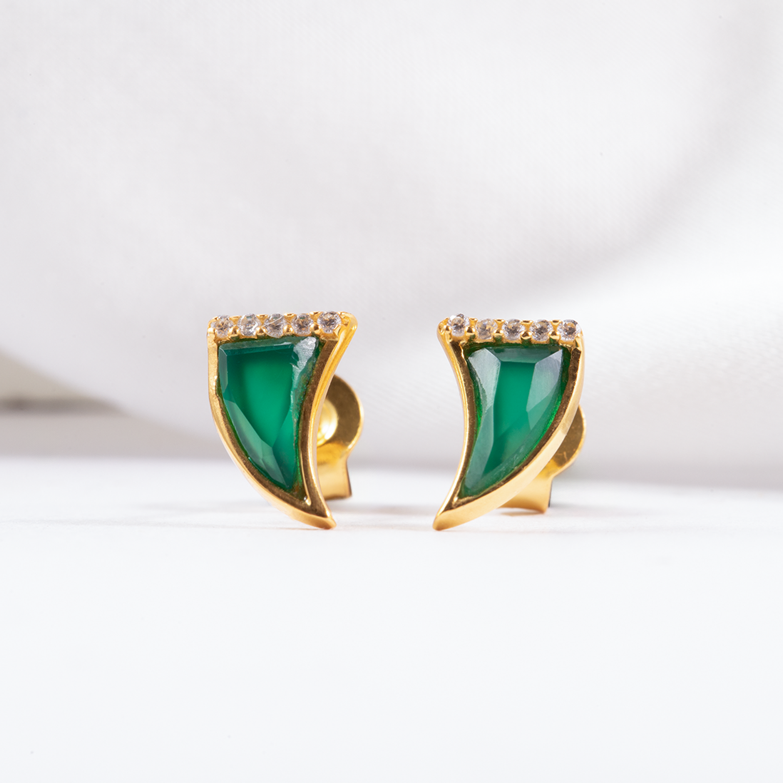 Verdant Fang Studs