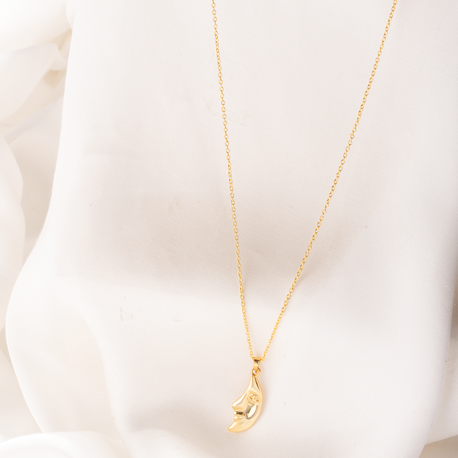 Selene Crescent Necklace