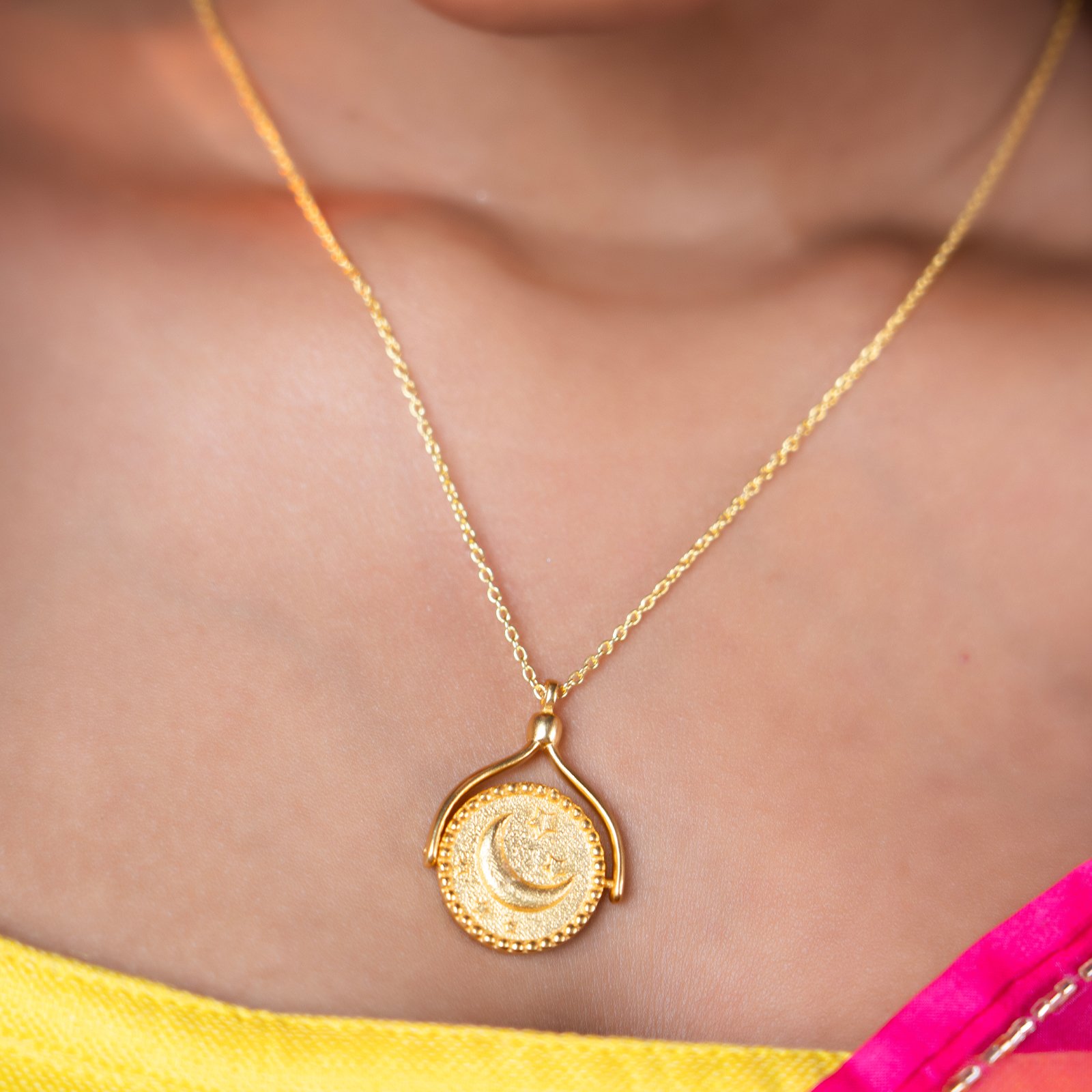 Celestia Medallion Necklace