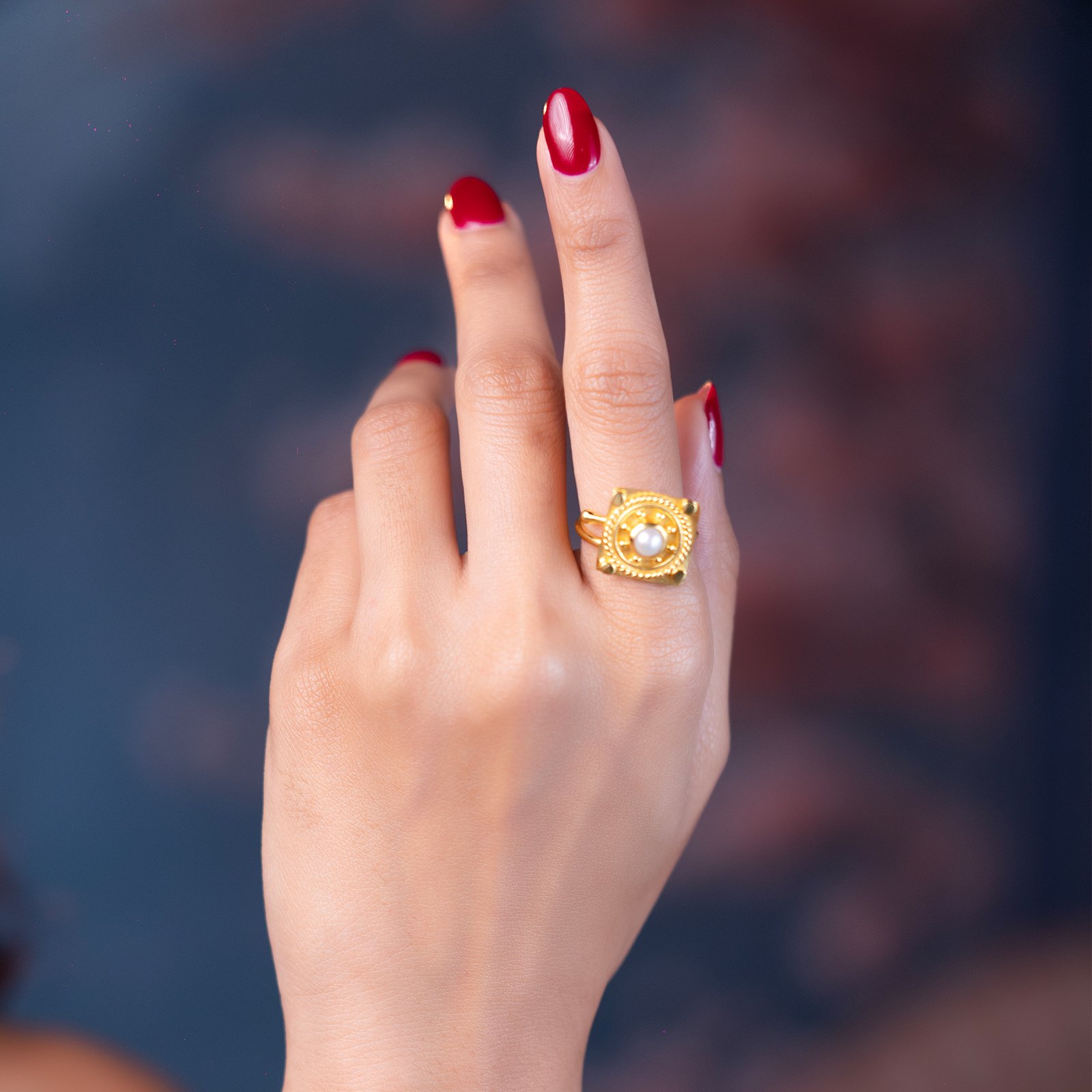 Imperium Pearl Crest Ring