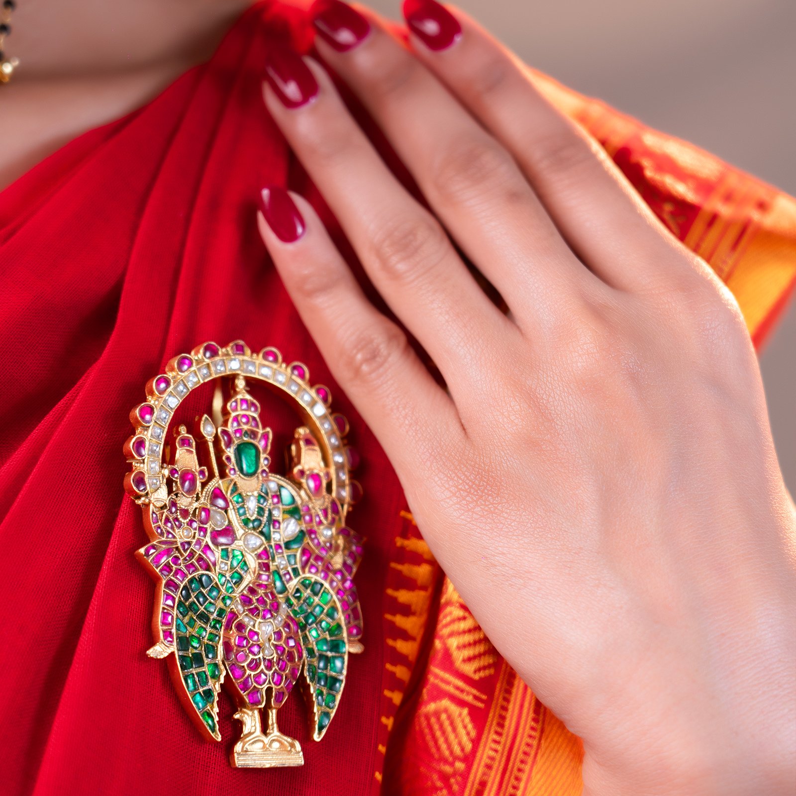 Murugan Arul Divine Brooch-Pendant
