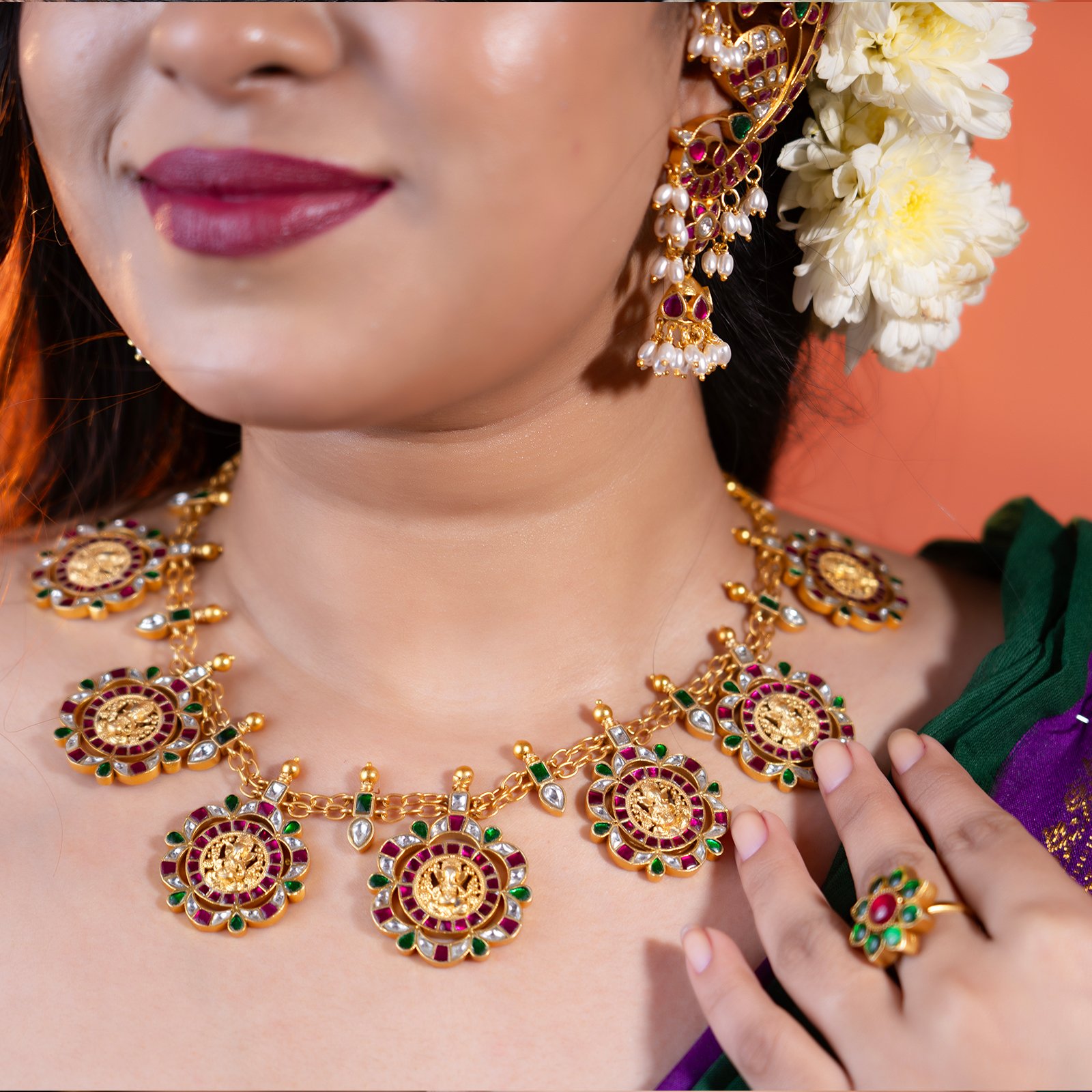 Arulmalar Divine Coin Necklace