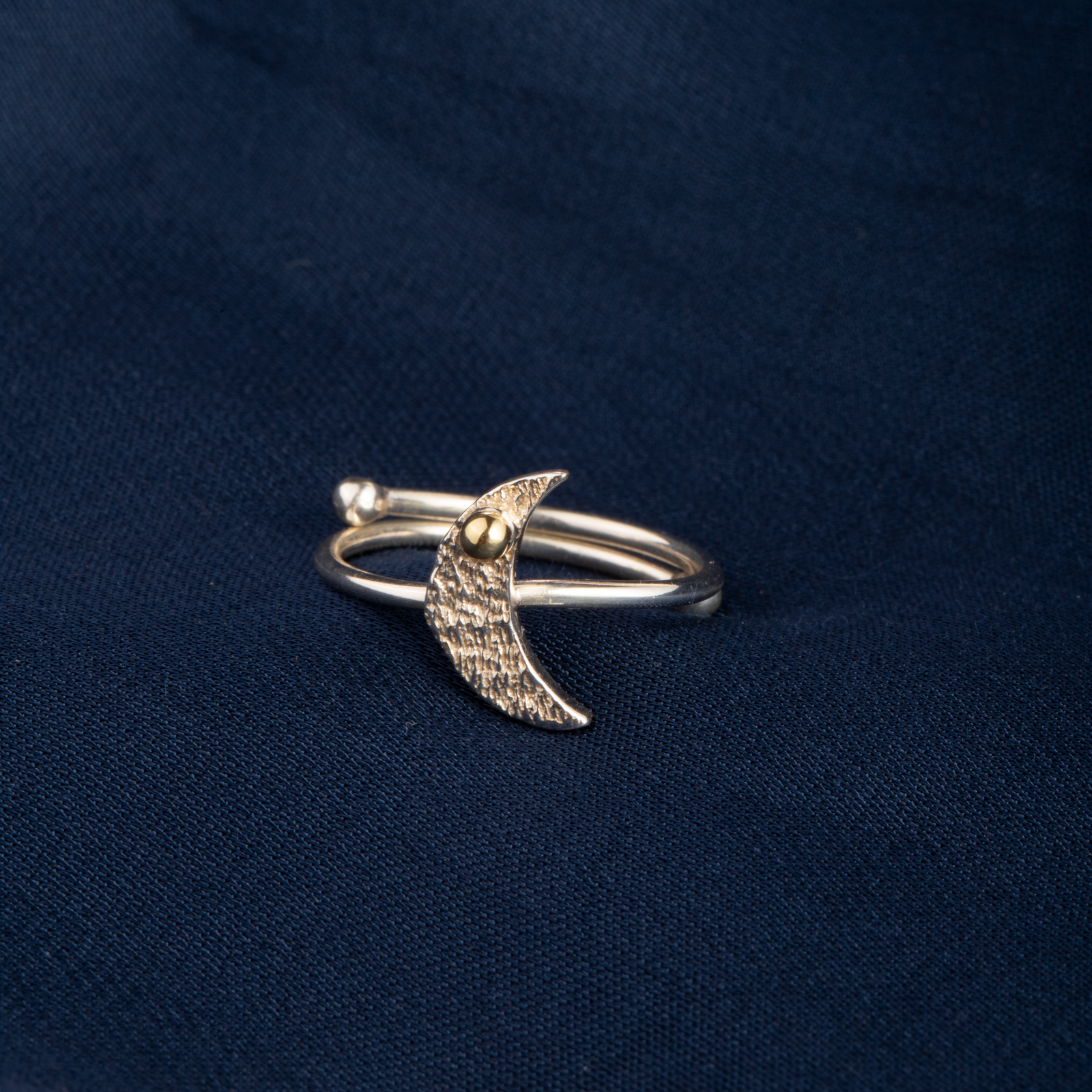 Celestia Dual Crescent Ring