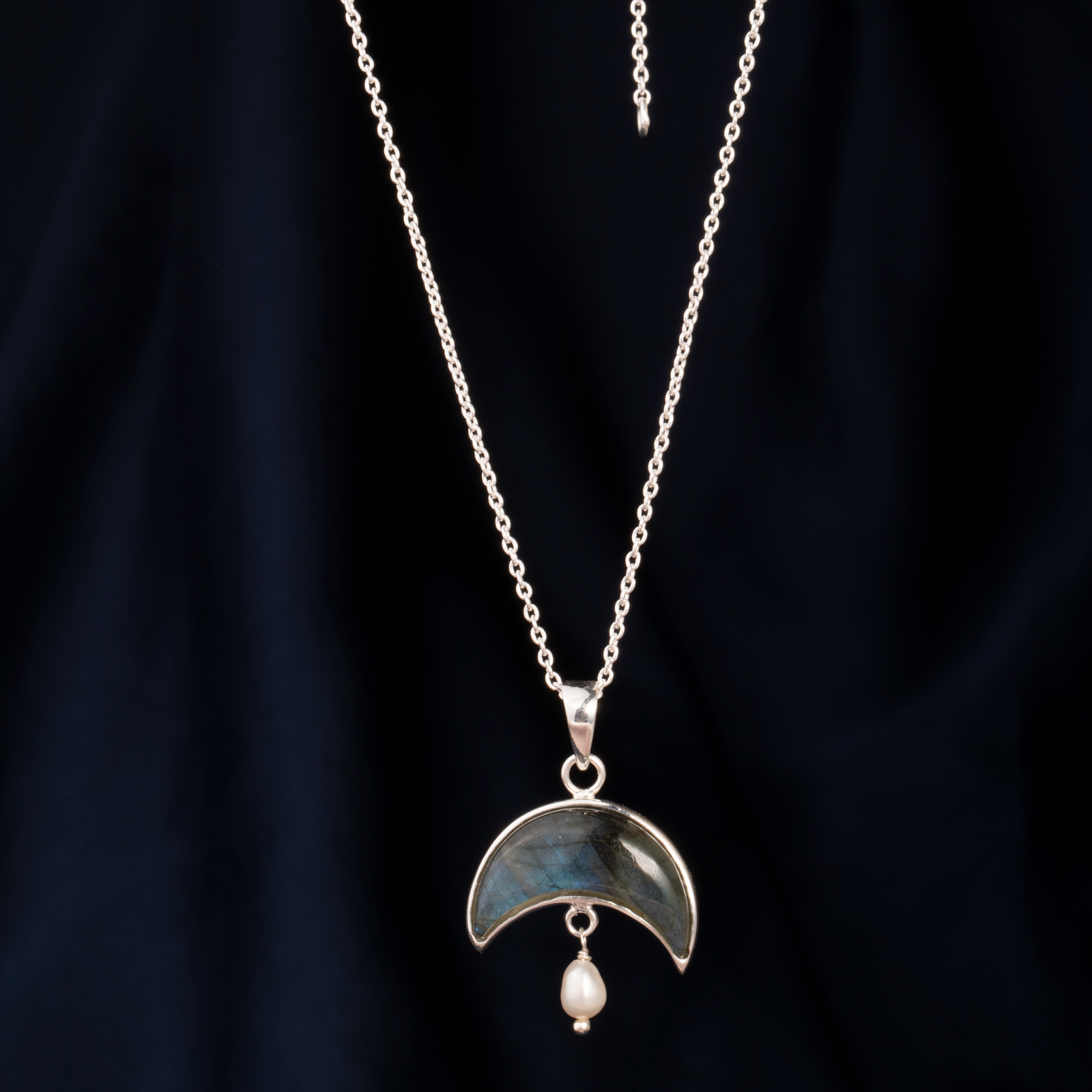 Moonlit Pearl Necklace