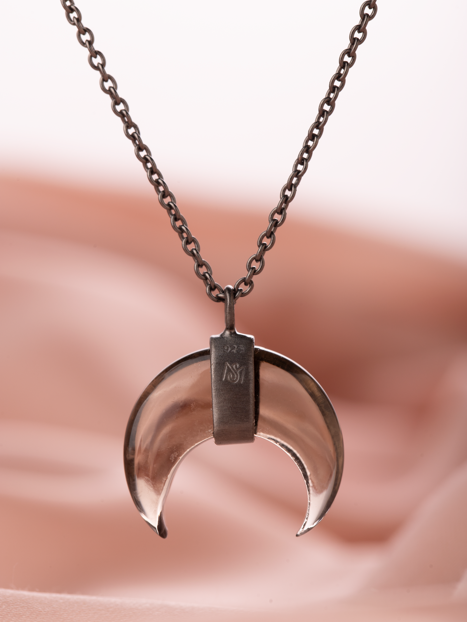 Shadow Crescent Necklace