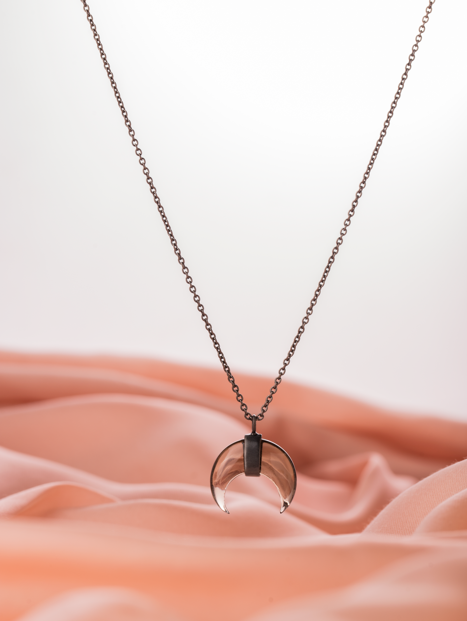 Shadow Crescent Necklace