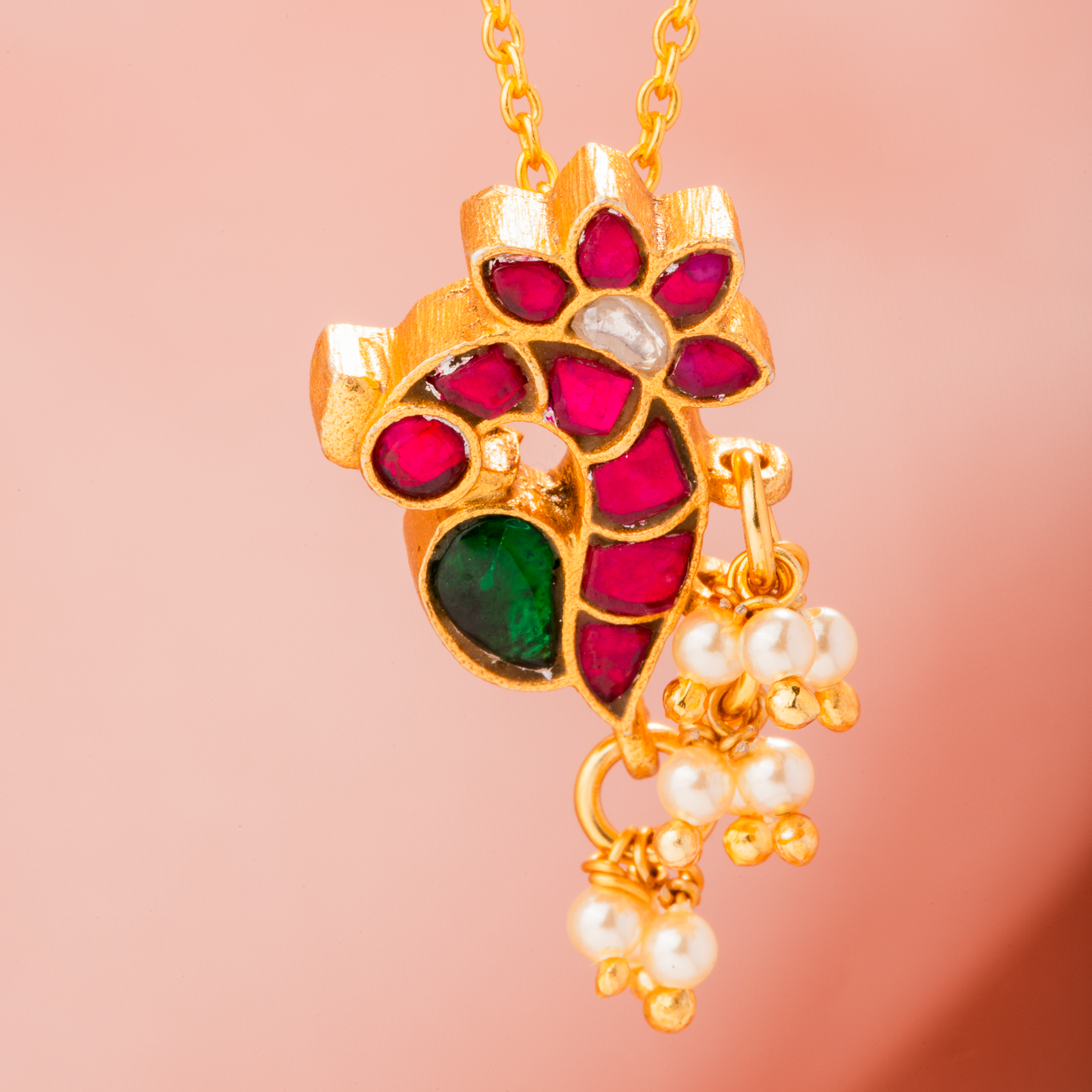 Navaratna Pakshi Necklace