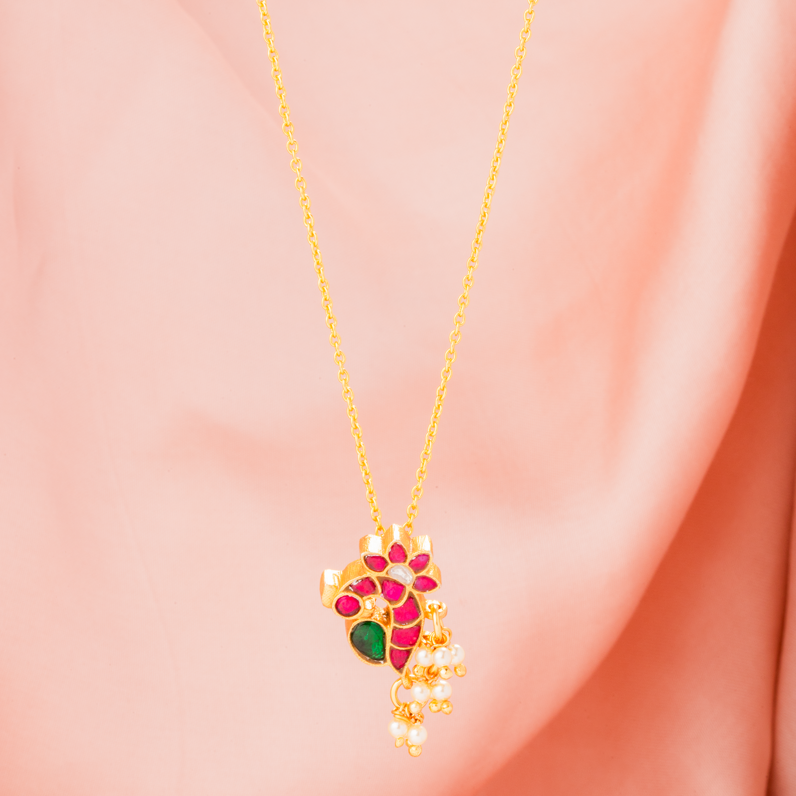 Navaratna Pakshi Necklace