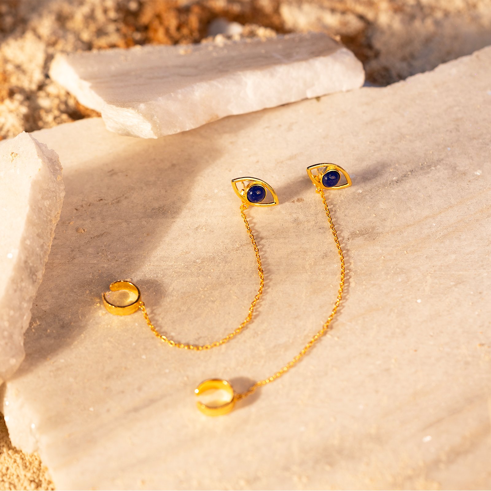 Oculus Chain Earrings