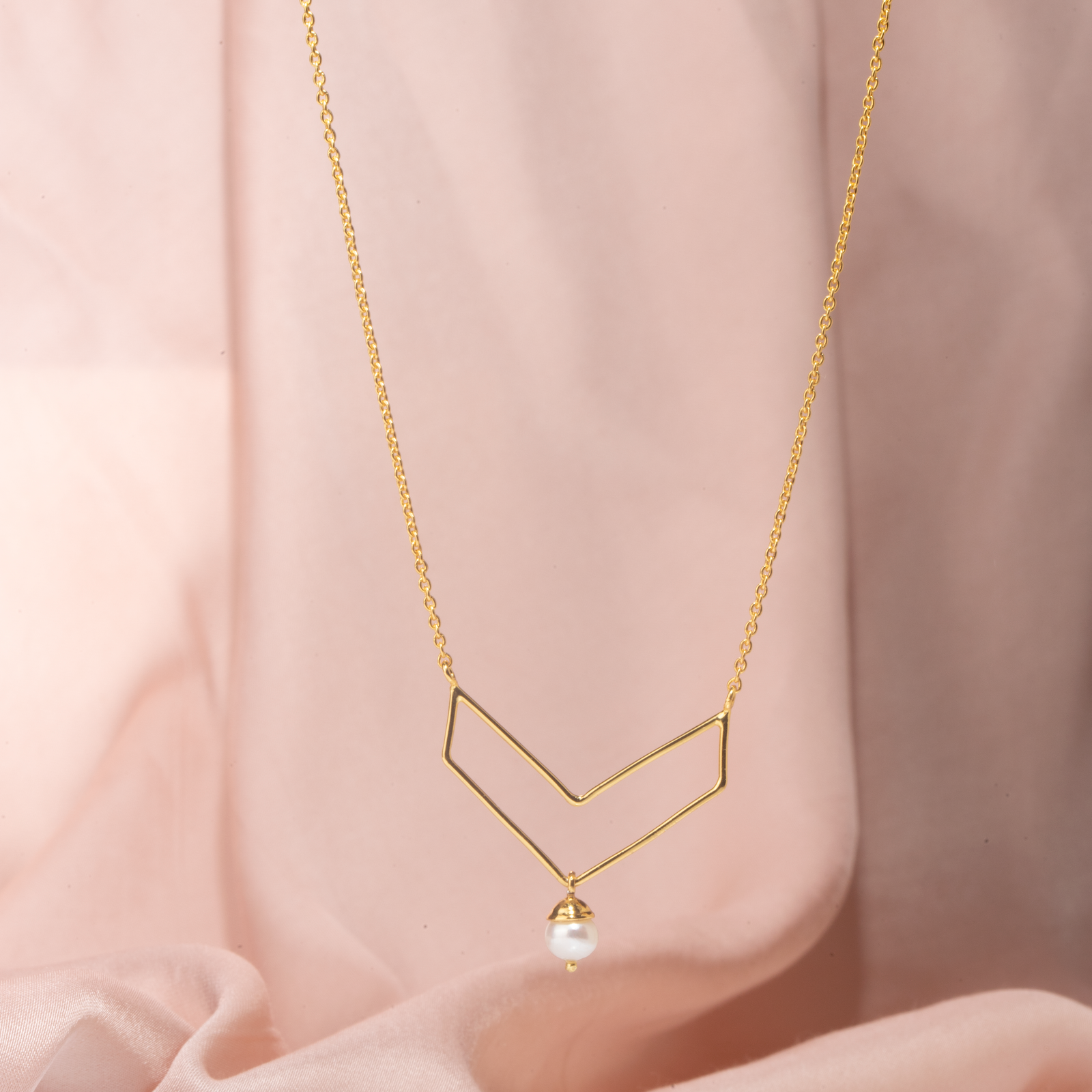 Vera Pearl Charm Necklace